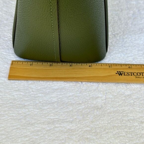 Michael Kors Amazon Green Hadleigh Small Double Handle Tote Messenger Bag - Picture 11 of 16